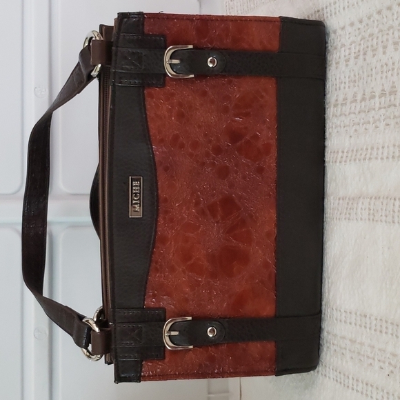 Miche purse, base purse, cover panel, interchangable, rust orange red - Picture 3 of 12